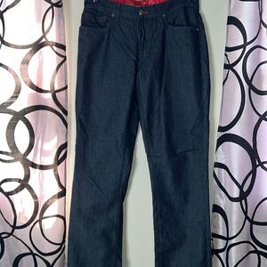 Love Boyfriend Jeans by Cookie Johnson Size 27 Dark Stretchy Distress Straight